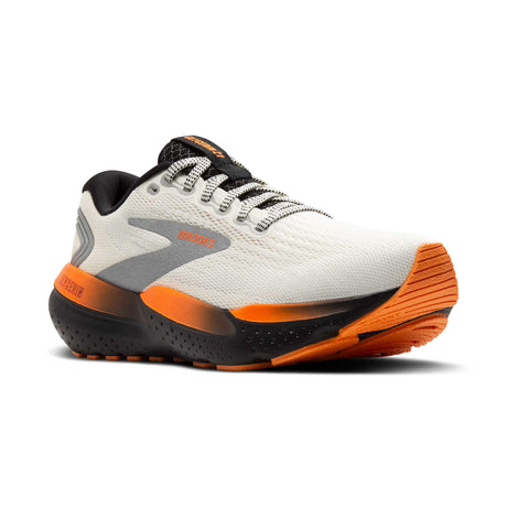 Brooks Glycerin 21 souliers de course homme pointe - Ecru / Orange / Black