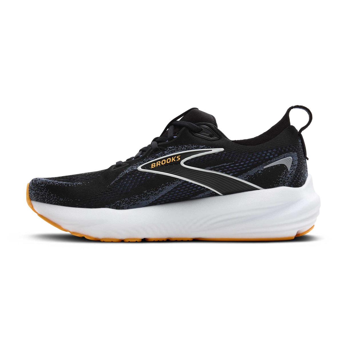 Brooks Glycerin 22 souliers de course homme lateral - Black / Country
Blue / Orange Pop