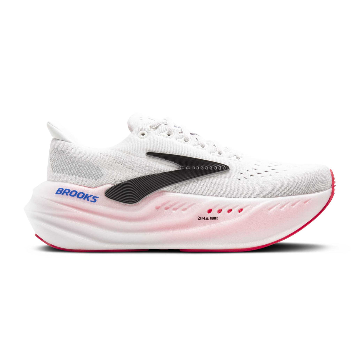 Brooks Glycerin Max souliers de course femme - White / Black / Diva Pink