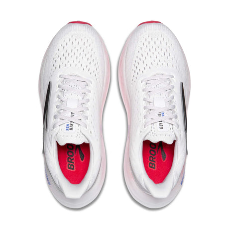 Brooks Glycerin Max souliers de course femme empeigne - White / Black / Diva Pink