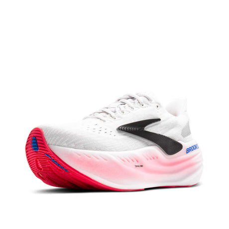 Brooks Glycerin Max souliers de course femme pointe - White / Black / Diva Pink