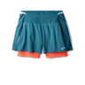 Brooks High Point short de course à pied 3 po 2-en-1 2.0 femme - Celestial / Neo Ember