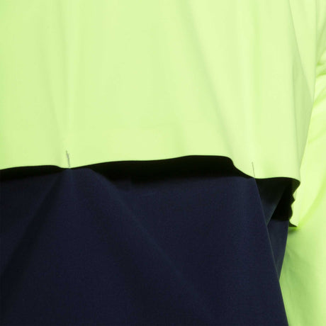 Brooks High Point Waterproof Jacket de course femme details - Lime / Navy 