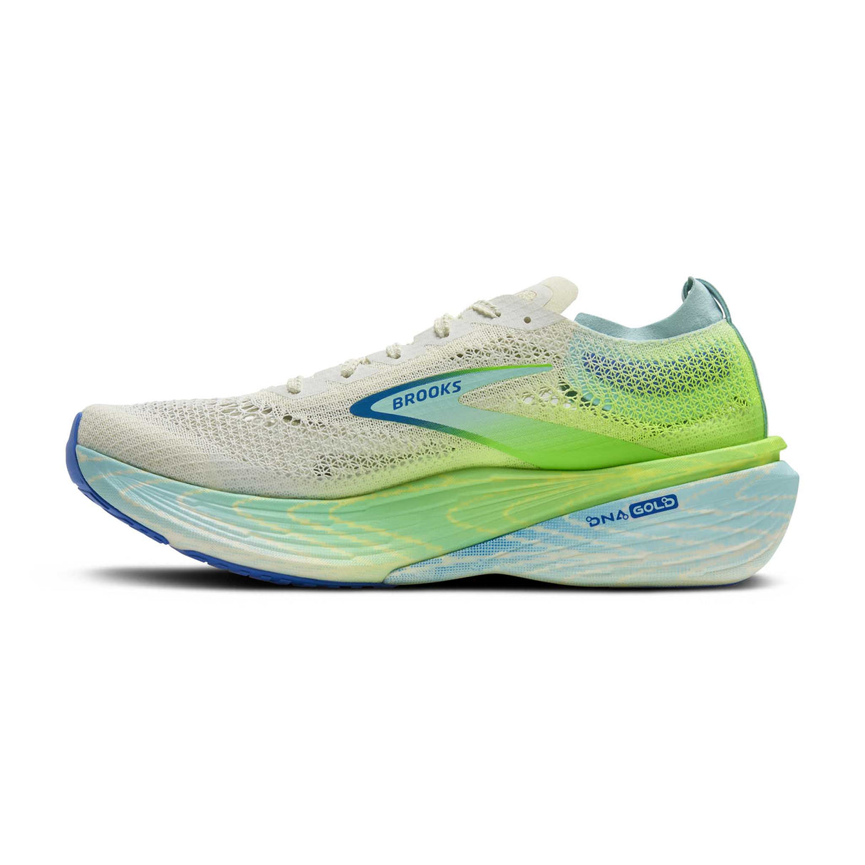 Brooks Hyperion Elite 4 PB souliers de course unisexe - Bluewash / Green Gecko / Cobalt