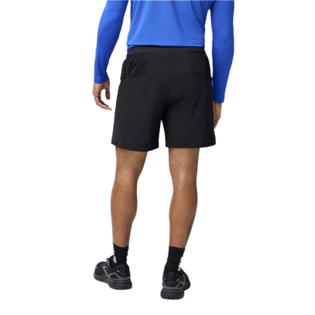 Brooks Journey 7 po 2-en-1 short de course à pied homme dos - Noir