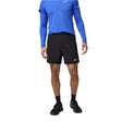 Brooks Journey 7 po 2-en-1 short de course à pied homme face - Noir