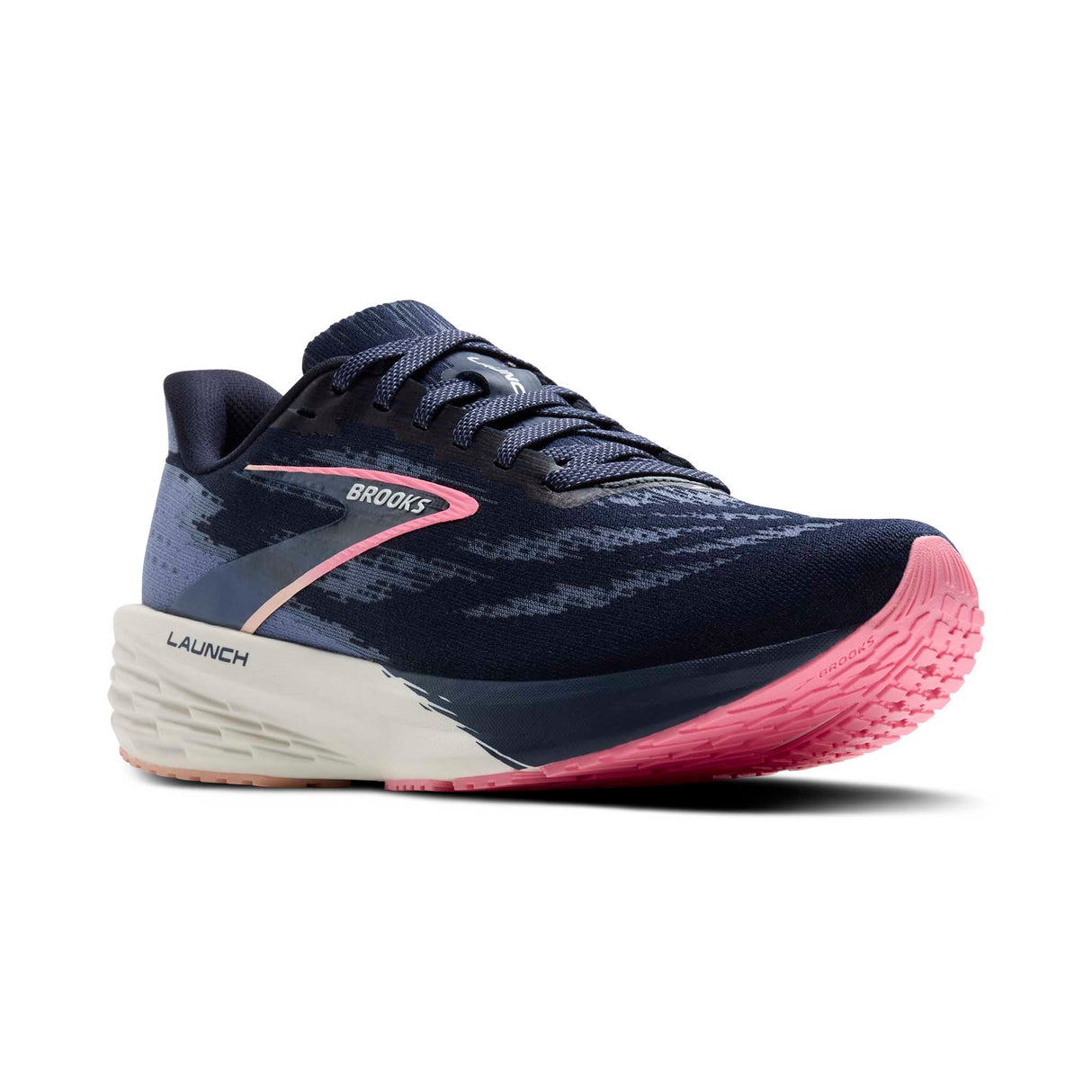 Brooks Launch 11 chaussures de course femme pointe - Peacoat / Blue / Peach