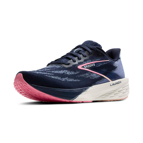 Brooks Launch 11 chaussures de course femme pointe - Peacoat / Blue / Peach