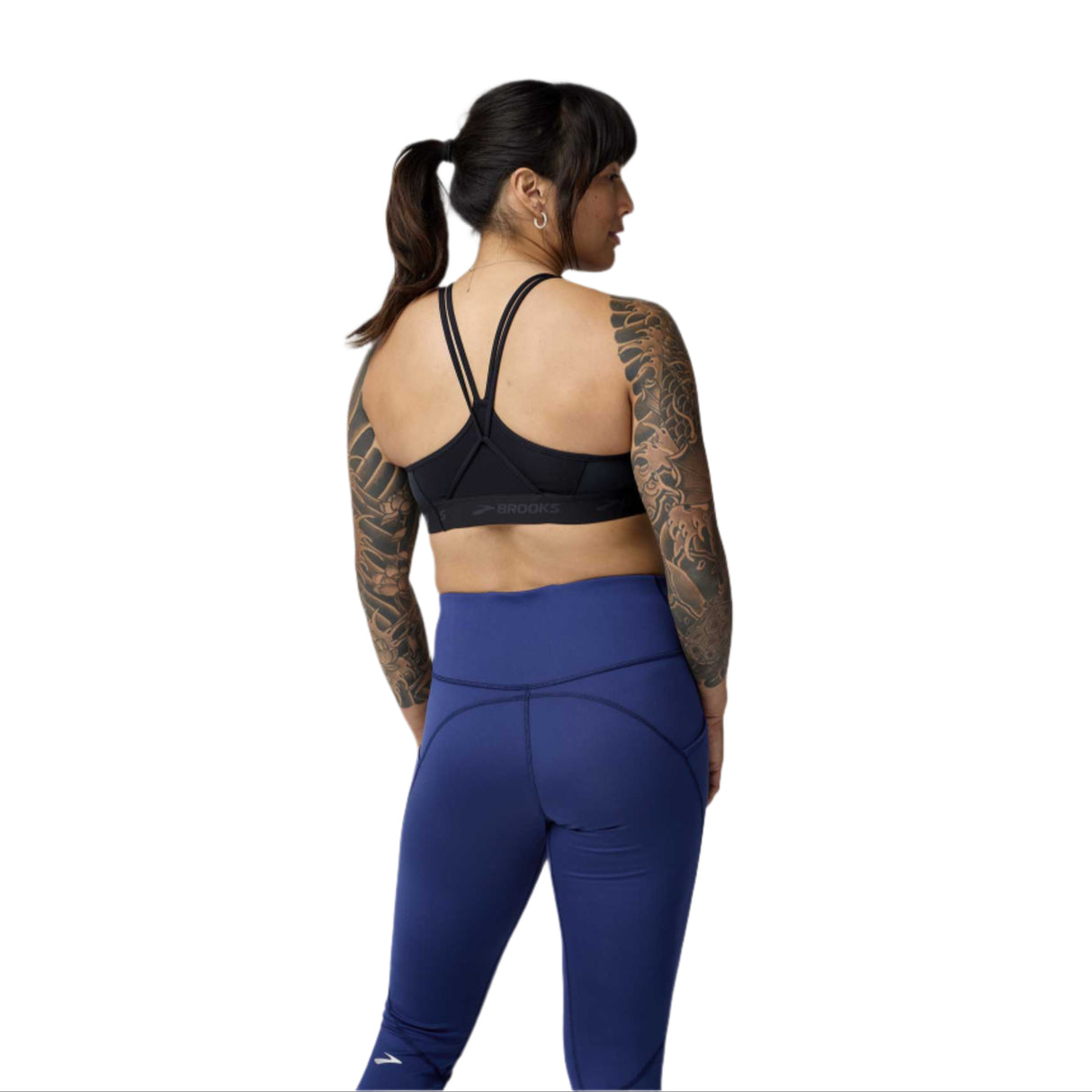 Brooks Plunge 3.0 Sports Bra dos live - noir