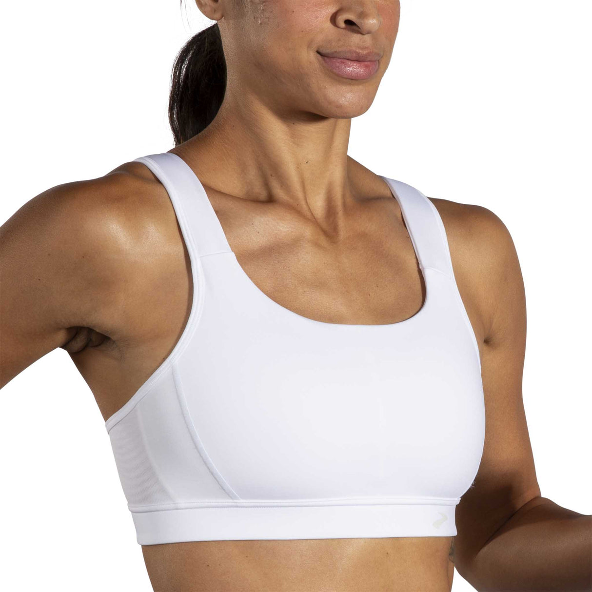 Brooks Drive Convertible 2.0 soutien-gorge de course à pied action - blanc