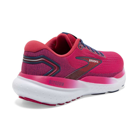 Brooks Glycerin 21 souliers de course femme talon - Raspberry / Estate Blue