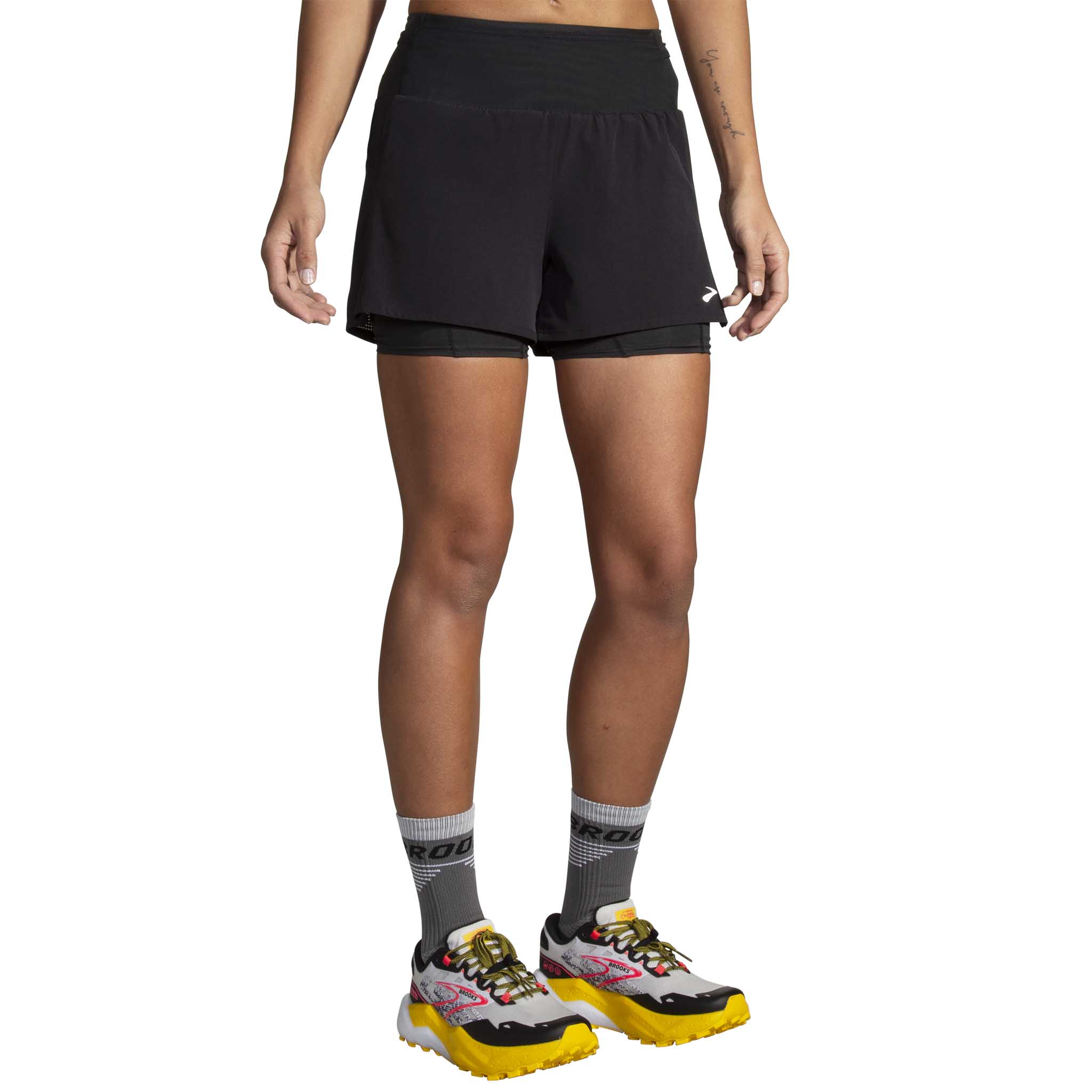 Brooks High Point 3 2-in-1 Short 2.0 for Women - Soccer Sport Fitness