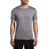 Brooks Luxe Short Sleeve T-shirt de course à manches courtes homme - Heather Charcoal