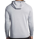 Brooks Notch Thermal Hoodie 2.0 chandail de course à pied homme dos - Heather Ash / Black