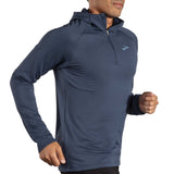 Brooks Notch Thermal Hoodie 2.0 chandail de course à pied homme - Blue Slate