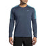 Chandail de course à pied à manches longues Brooks Notch Thermal 2.0 homme face - Blue Slate / Storm Blue