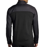 Brooks Shield Hybrid Jacket 3.0 manteau de course à pied homme dos - noir