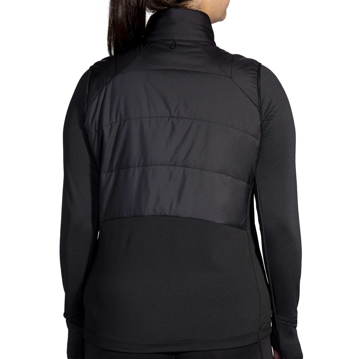 Brooks Shield Hybrid 3.0 Veste sans manches de course à pied femme dos - noir