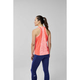 Brooks Sprint Free Tank 3.0 camisole de course à pied femme dos - Neo Cayenne Speedscape