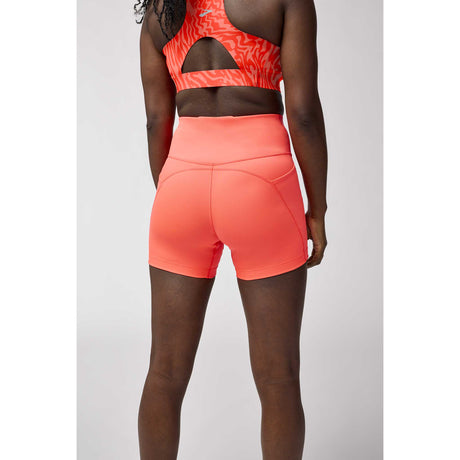 Brooks Spark 5 po short cuissard de course à pied femme dos live- Neo Cayenne