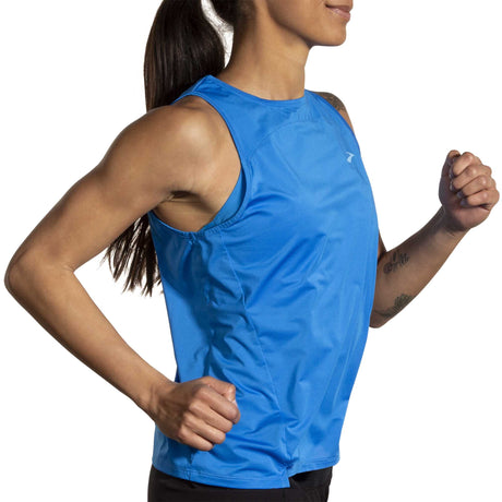 Brooks Sprint Free Tank 2.0 camisole de course femme action - Azure Blue