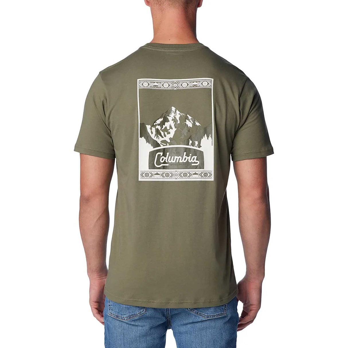 Columbia CSC ™ Seasonal Logo Tee pour homme dos - vert