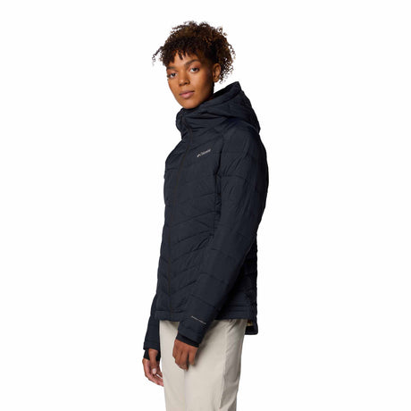 Columbia manteau à capuchon Joy Peak II femme latéral - Noir