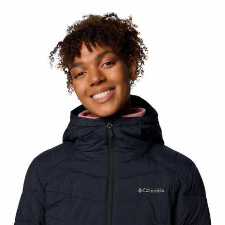 Columbia manteau à capuchon Joy Peak II femme col zippé - Noir