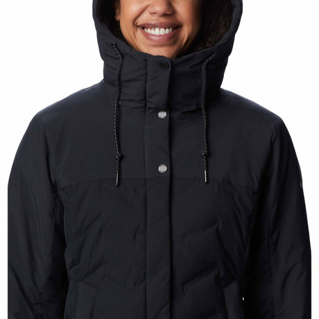 Columbia Mountain Croo II Mid Down Jacket manteau d'hiver en duvet pour femme - Noir