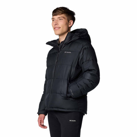 Columbia Pike Lake manteau d'hiver à capuchon pour homme latéral - Noir