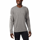 Columbia t-shirt manches longues Trinity Trail II pour homme - Gris