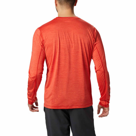 Columbia t-shirt manches longues Trinity Trail II pour homme - Rouge