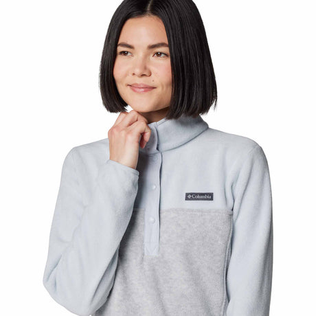 Columbia Women's Benton Springs Half Snap Pullover II - Cirrus Grey Heather