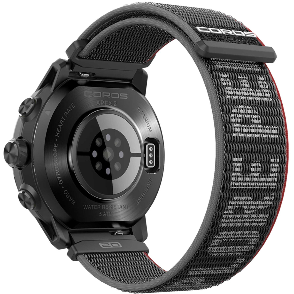 Coros APEX 2 Premium montre multisport dos- black