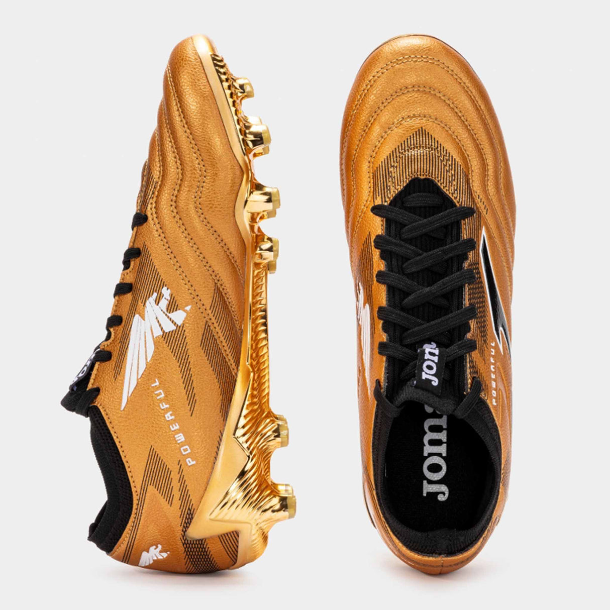 Joma Powerful Cup FG Soccer Cleats - Gold / Gold