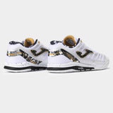 Joma Regate Rebound Futsal Indoor Soccer Shoes - White / Gold