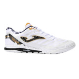 Joma Regate Rebound Futsal Indoor Soccer Shoes - White / Gold