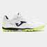 Joma Top Flex 2502 Turf Soccer Shoes - White / Lime