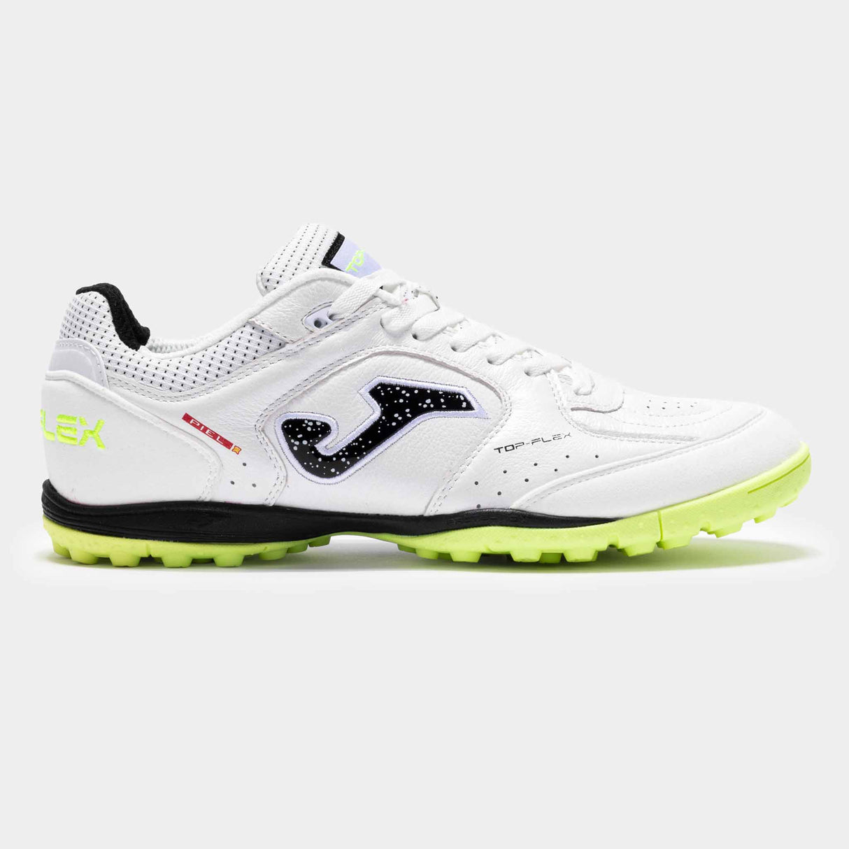 Joma Top Flex 2502 Turf Soccer Shoes - White / Lime