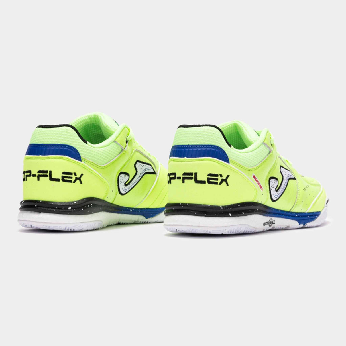 Joma Top Flex Rebound Futsal Indoor Soccer Shoes - Lime / White