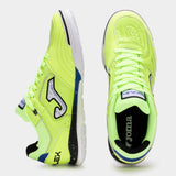 Joma Top Flex Rebound Futsal Indoor Soccer Shoes - Lime / White