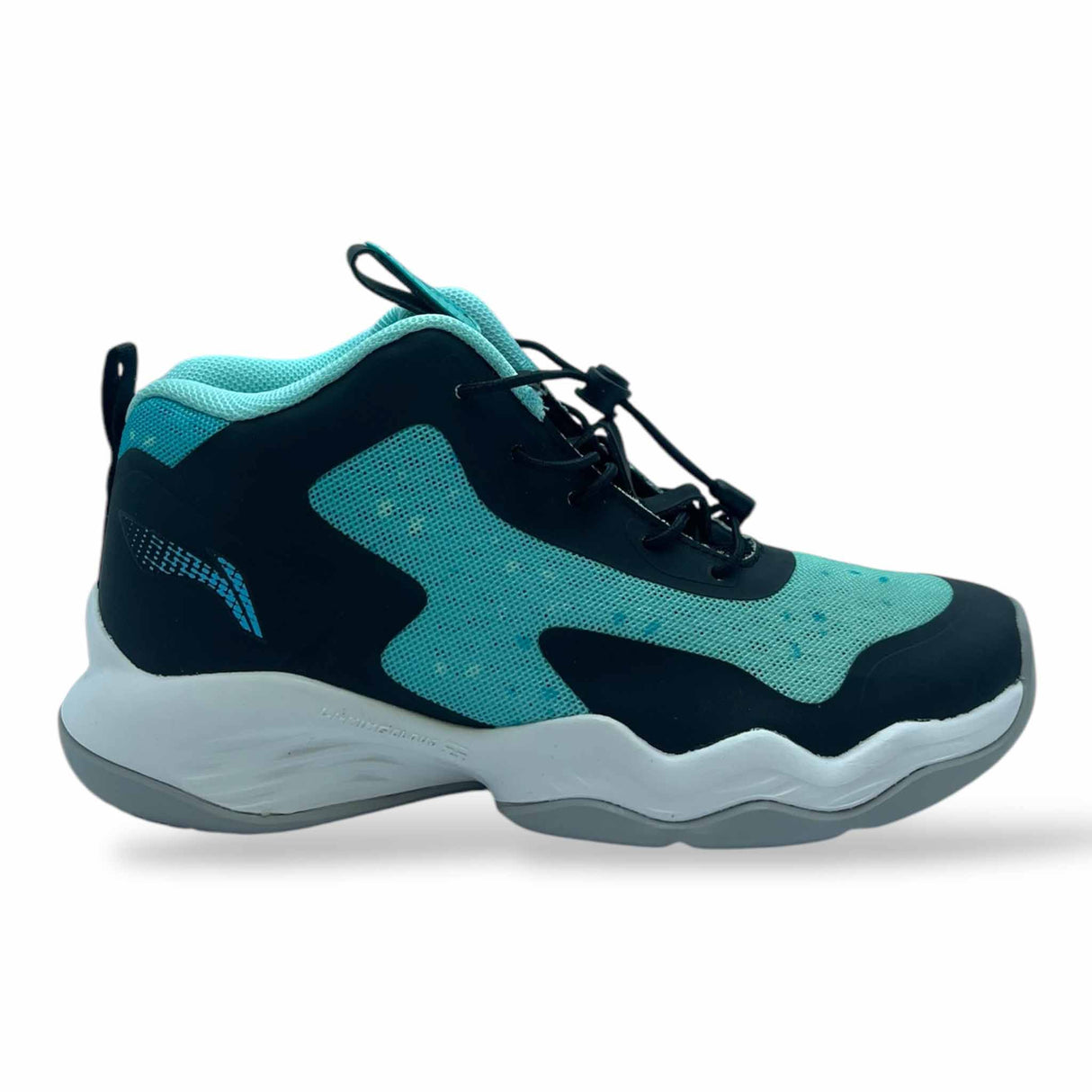 Li-Ning chaussures de basketball pour enfant et jeune bleu C