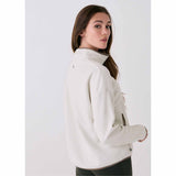 Lole Camp Half Zip Top - Cream Heather