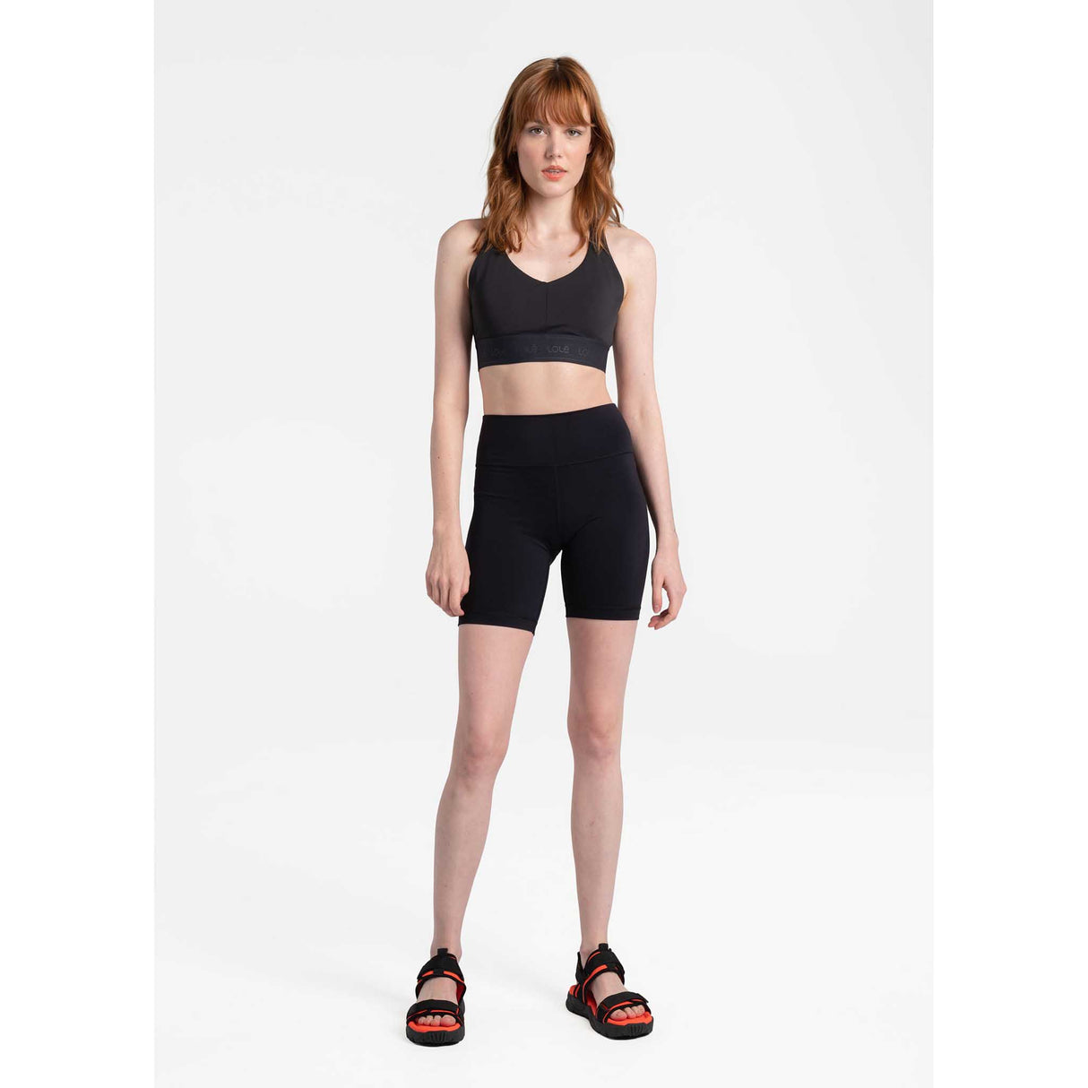 Lolë Comfort Stretch Bike Short femme face-noir