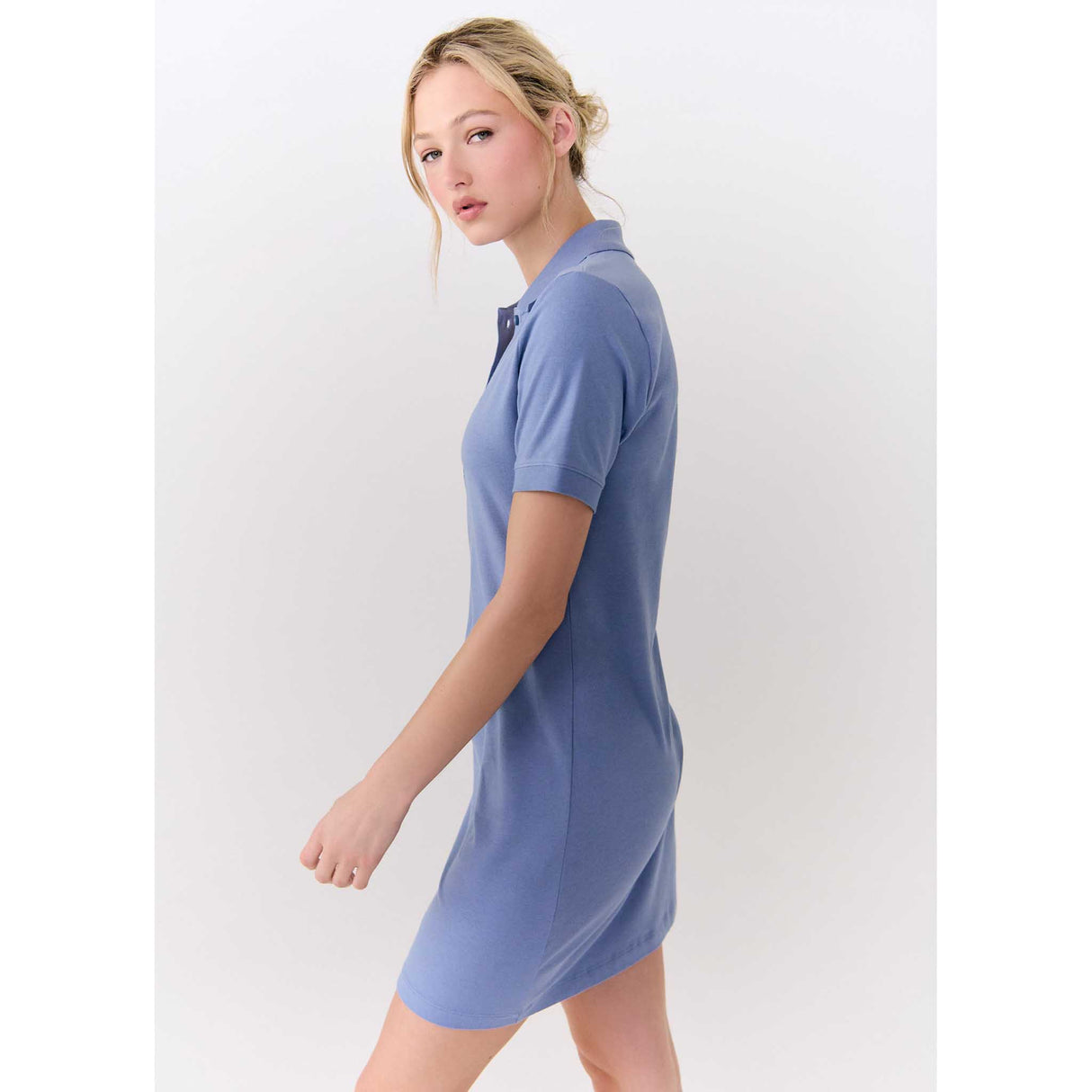 Lolë Robe polo Effortless latéral - Tempête