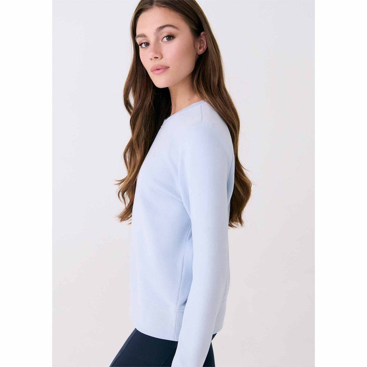 Lolë Icon Pullover Crew Neck - Glacier