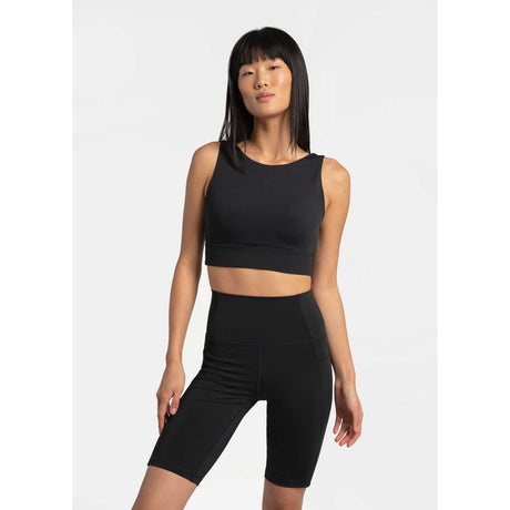 Lolë Short cycliste Step Up femme face- noir