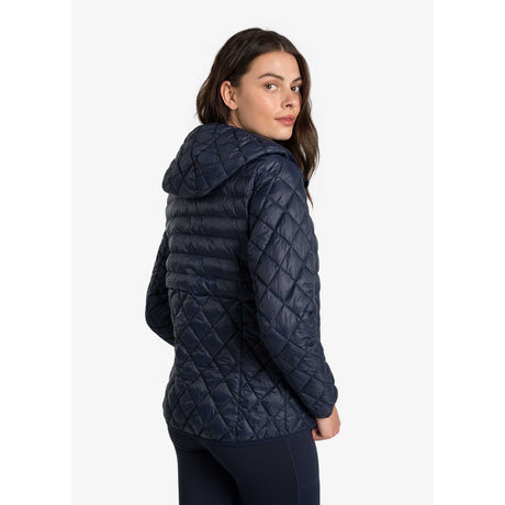 Lolë manteau léger isolé The Base femme dos- bleu espace