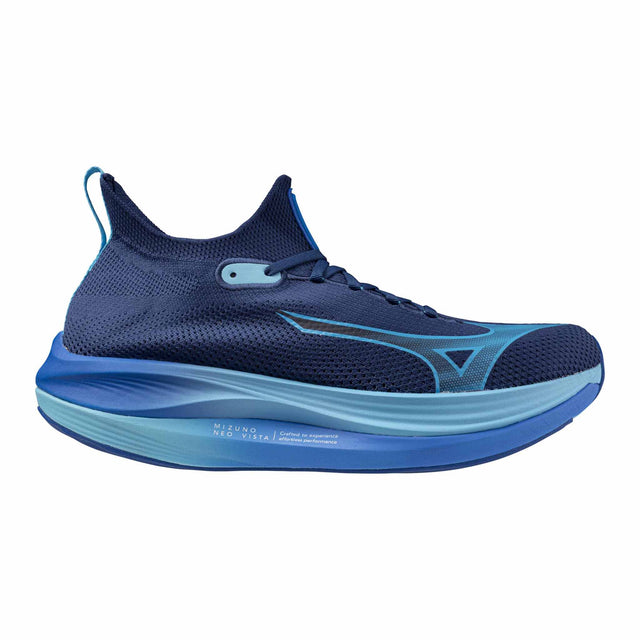 Mizuno Wave Neo Vista chaussures de course à pied pour homme - Estate Blue / River Blue