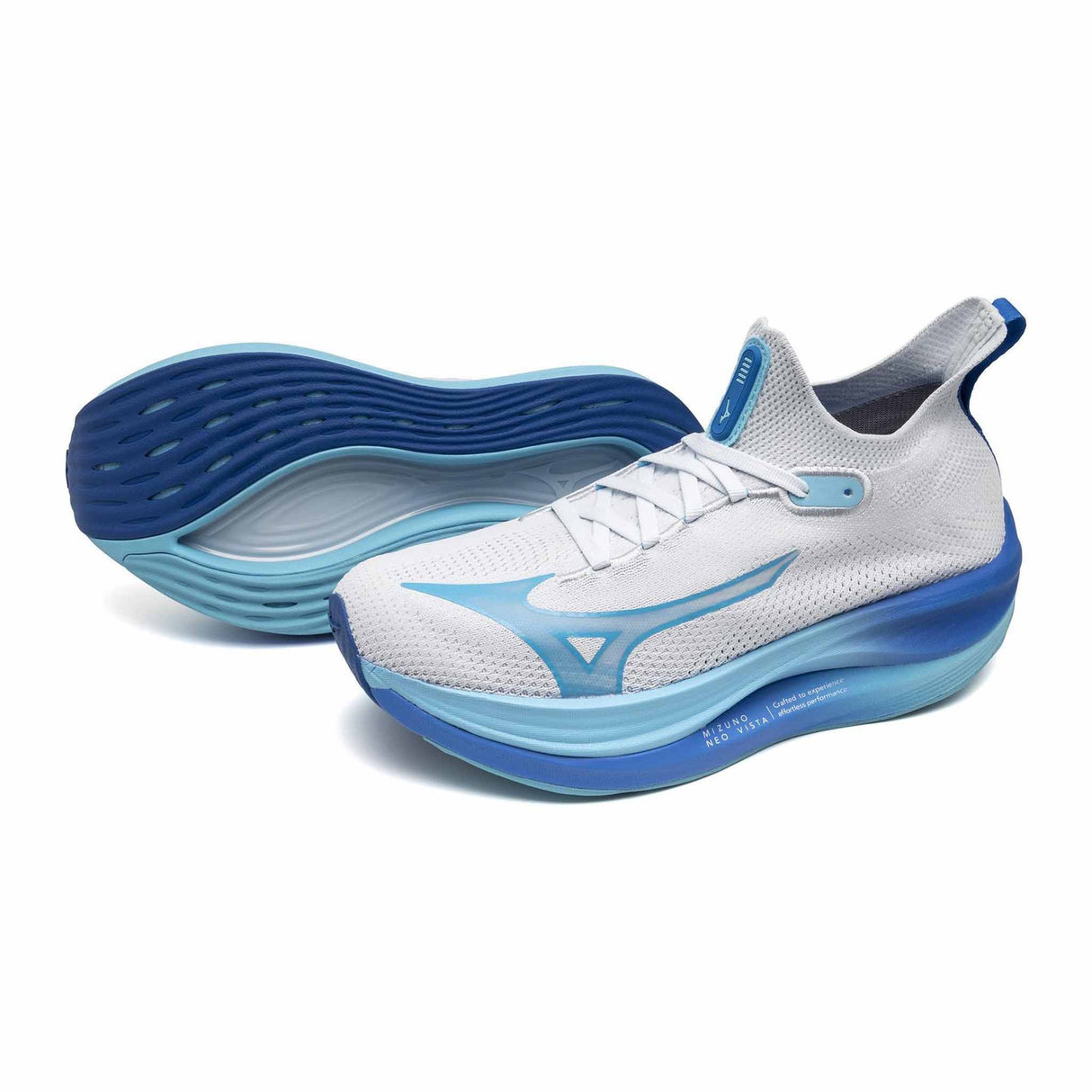 Mizuno Wave Neo Vista chaussures de course à pied pour femme - Plein Air / River Blue